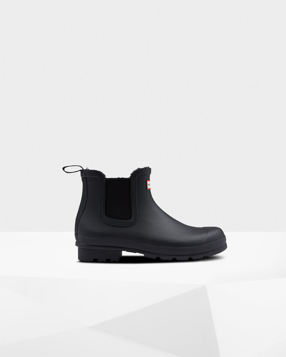 Hunter Original Insulated Chelsea Boots - Shop Online Mens Black - LOSRKE617